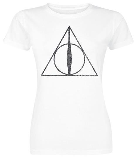 T-Shirt donna Harry Potter. Deathly Hallows Symbol - 7