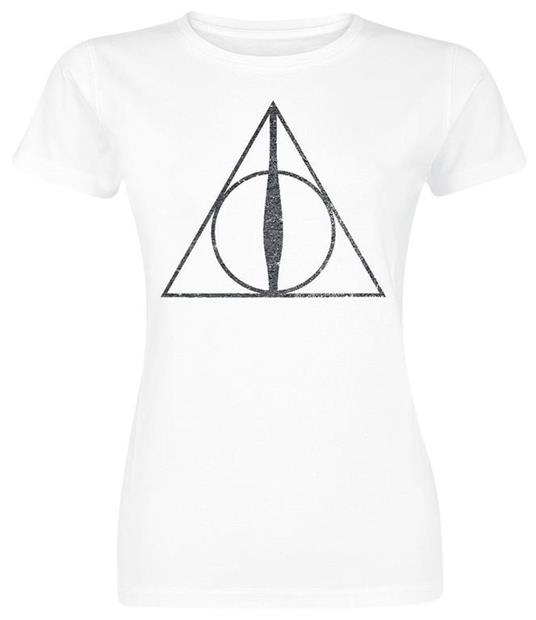 T-Shirt donna Harry Potter. Deathly Hallows Symbol - 7