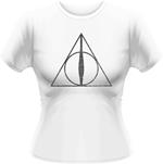 T-Shirt donna Harry Potter. Deathly Hallows Symbol