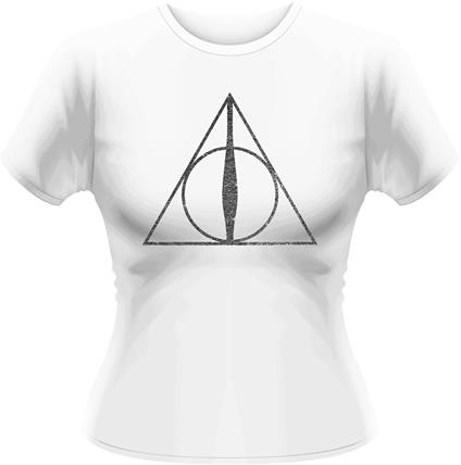 T-Shirt donna Harry Potter. Deathly Hallows Symbol