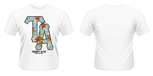 T-Shirt Tonight Alive. Floral Logo