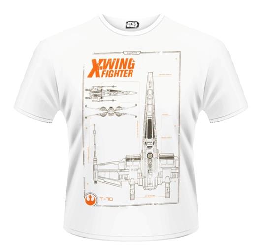 T-Shirt unisex Star Wars The Force Awakens. X-Wing Maintenance Manual