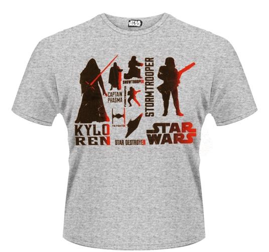 T-Shirt unisex Star Wars The Force Awakens. Red Villains Character