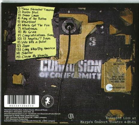 Live Volume - CD Audio di Corrosion of Conformity - 2