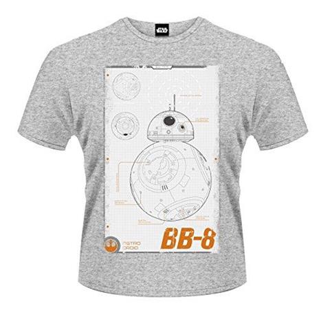 T-Shirt unisex Star Wars The Force Awakens. BB-8 Manual