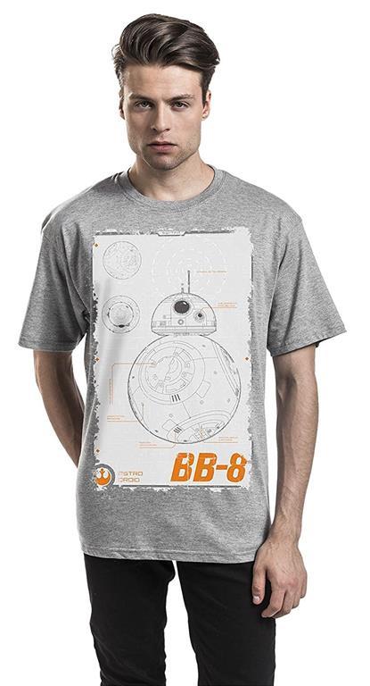 T-Shirt unisex Star Wars The Force Awakens. BB-8 Manual - 9