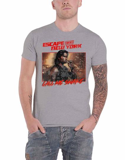 Escape From New York: Call Me Snake (Grey) (T-Shirt Unisex Tg. L)