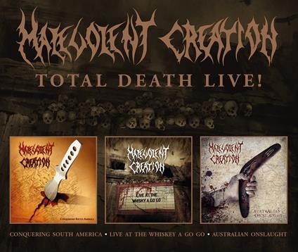 Total Death Live - CD Audio di Malevolent Creation