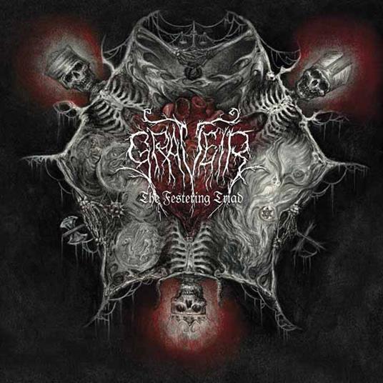 The Festering Triad (LP Splatter) - Vinile LP di Graveir
