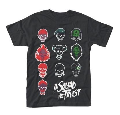 T-Shirt Unisex Suicide Squad. In Squad Faces