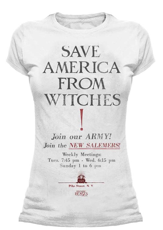 T-Shirt Donna Fantastic Beasts. Save America