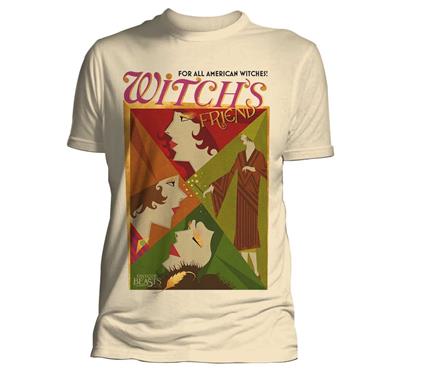 T-Shirt Unisex Tg. M Fantastic Beasts. All American Witches