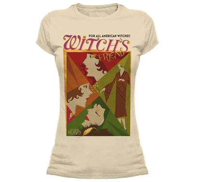 T-Shirt Donna Tg. XL Fantastic Beasts. All American Witches