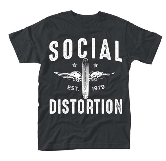 T-Shirt Unisex Social Distortion. Winged Wheel