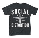 T-Shirt Unisex Social Distortion. Winged Wheel