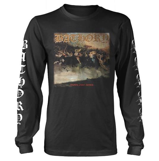 Maglia Manica Lunga Unisex Bathory. Blood Fire Death