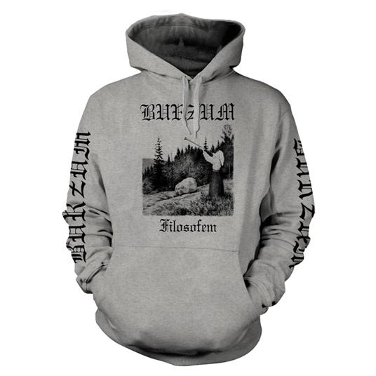 Felpa Con Cappuccio Unisex Tg. XL Burzum. Filosofem 3 2018