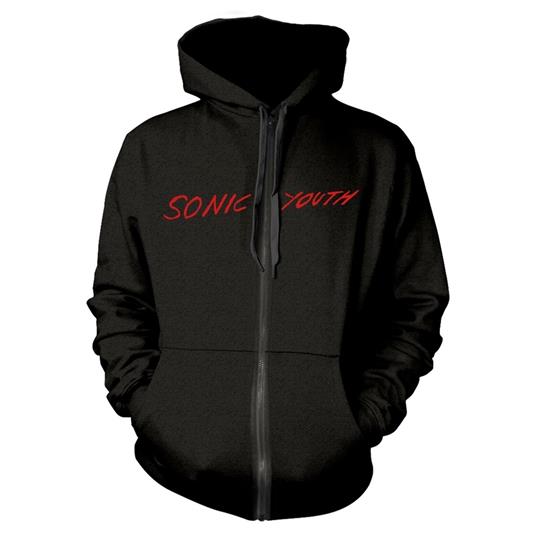 Felpa Con Cappuccio Unisex Tg. M Sonic Youth - Goo Album Cover Zip