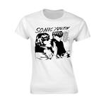 T-Shirt Donna Tg. L Sonic Youth - Goo Album Cover White