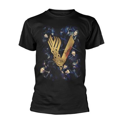 T-Shirt Unisex Tg. M Vikings - Fight