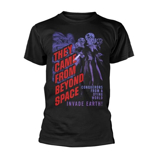 T-Shirt Unisex Tg. 2XL Plan 9 - They Came From Beyond Space Black