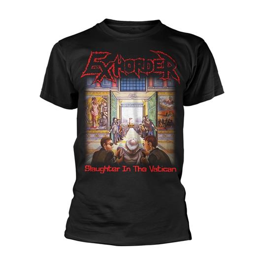 T-Shirt Unisex Tg. 2XL Exhorder - Slaughter In The Vatican