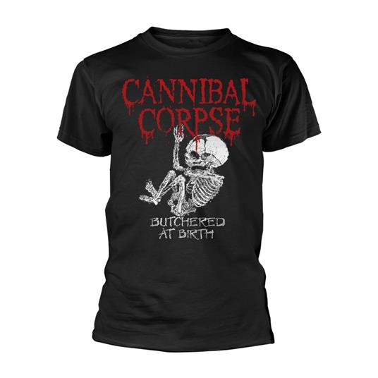 T-Shirt Unisex Tg. L Cannibal Corpse - Butchered At Birth Baby