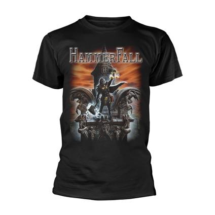 T-Shirt Unisex Tg. M Hammerfall - Built To Last