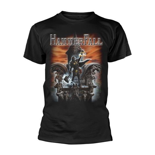 T-Shirt Unisex Tg. M Hammerfall - Built To Last