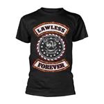 T-Shirt Unisex W.A.S.P.. Lawless Forever. Taglia S
