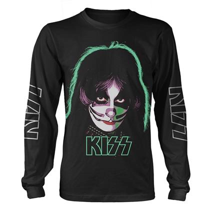 Maglia Manica Lunga Unisex Kiss. Peter Criss. Taglia XL