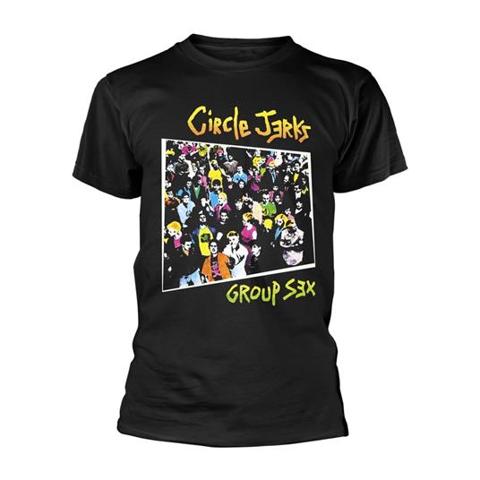 T-Shirt Unisex Tg. S. Circle Jerks: Group Sex