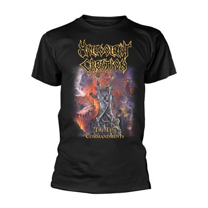 T-Shirt Unisex Tg. XL. Malevolent Creation: The Ten Commandments
