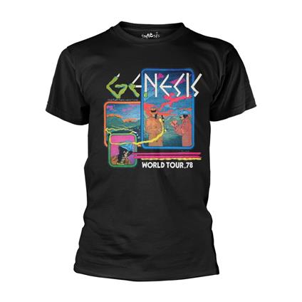 T-Shirt Unisex Tg. 3XL. Genesis: Tour 78