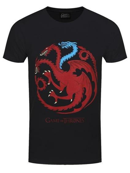 T-Shirt Unisex Tg. M. Game Of Thrones: Ice Dragon
