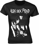 Alien Sex Fiend: Band Photo (T-Shirt Donna Tg. L)