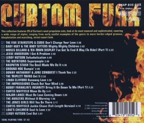Curtom Funk - CD Audio - 2