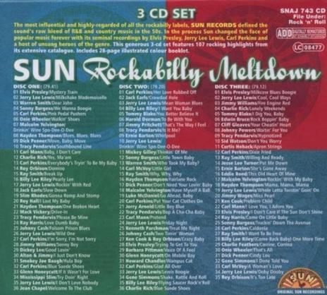 Sun Rockabilly Meltdown - CD Audio - 2