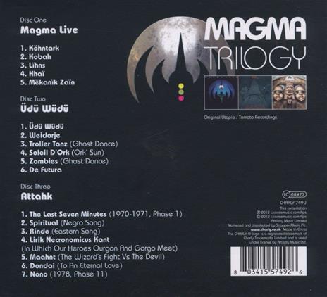Trilogy - CD Audio di Magma - 2