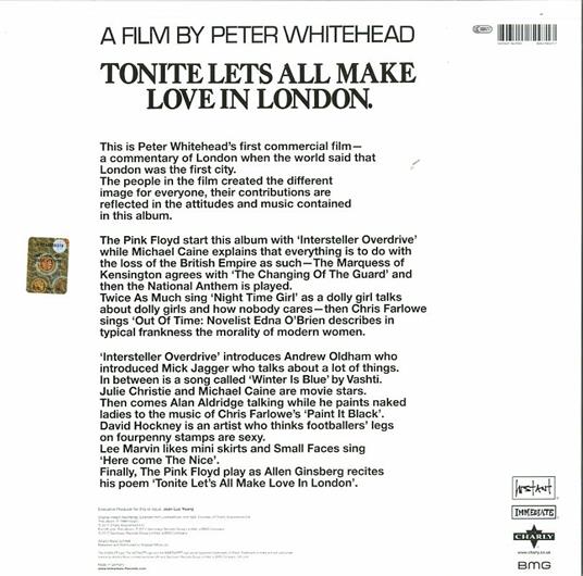 Tonite Let's All Make Love in London (Colonna sonora) (Pink Coloured Vinyl) - Vinile LP - 2