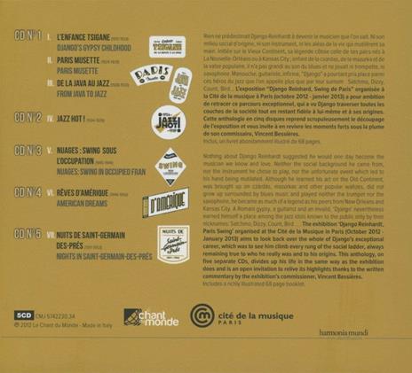 Swing de Paris - CD Audio di Django Reinhardt - 2