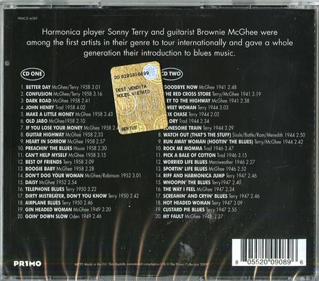 The Essential - CD Audio di Sonny Terry,Brownie McGhee - 2