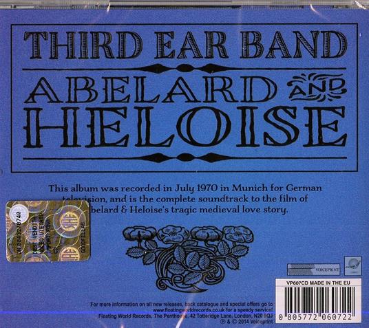 Abelard & Heloise - CD Audio di Third Ear Band - 2