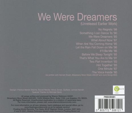 We Were Dreamers - CD Audio di Sharon Robinson - 2