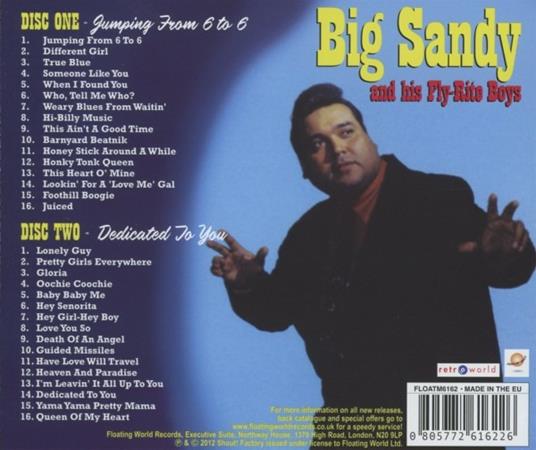 Jumping from 6 to 6 - Dedicated to You - CD Audio di Big Sandy & His Fly-Rite Boys - 2