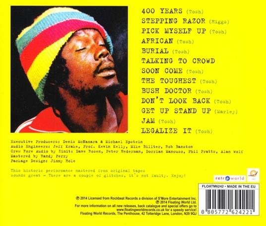 Live at My Father's Place - CD Audio di Peter Tosh - 2