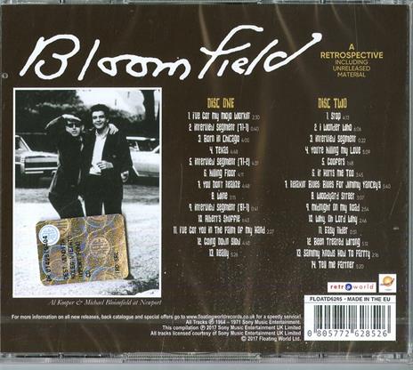 Bloomfield. A Retrospective - CD Audio di Mike Bloomfield - 2