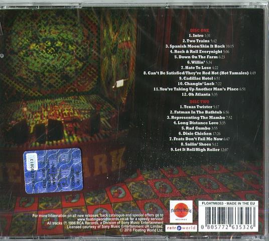 Live from Neno Park - CD Audio di Little Feat - 2