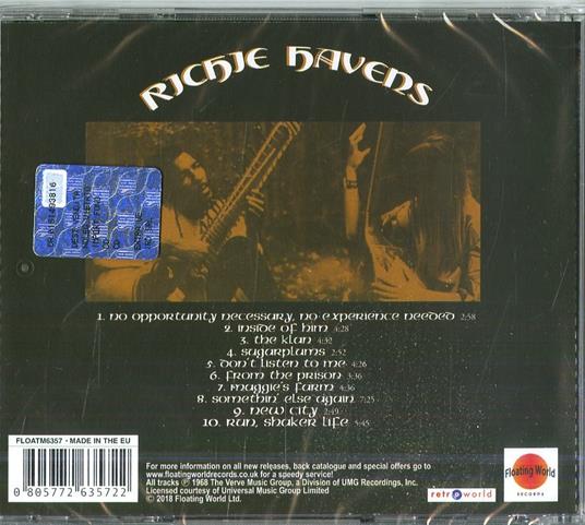 Something Else Again - CD Audio di Richie Havens - 2