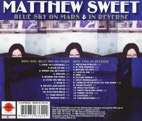Blue Sky on Mars - In Reverse - CD Audio di Matthew Sweet - 2